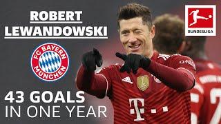 Robert Lewandowski - All Bundesliga Goals in 2021 - New Historic Record