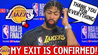 BOMB! URGENT! ANTONY DAVIES CONFIRMS OUT OF THE LAKERS! SAD NEWS FOR FANS! LAKERS NEWS!