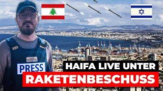 Haifa unter Raketenbeschuss beim LIVE-Stream