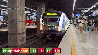 Hauptbahnhof | Lines U1 - U2 - U7 - U8 : Munich U-Bahn ( MVG C2 )