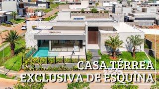 LINDA CASA TÉRREA EM TERRENO DE ESQUINA À VENDA NO JARDINS ITÁLIA | GOIÂNIA