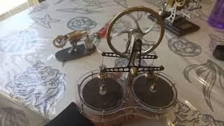 Kontax twin  LTD stirling engine on hand power Thomas PCGuru Collection