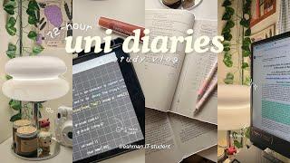 UNI DIARIES STUDY VLOG | study grind, productive uni days, finishing backlogs & programming ⭐️