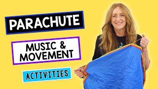 Parachute Music and Movement Activity Song "My Little Garden" Lesson Tutorial
