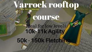 OSRS - How much Agility xp/h is Varrock rooftop course 2018