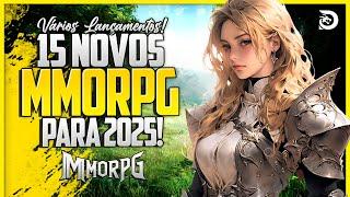 15 NOVOS MMORPG para PC em 2025!