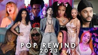 Pop Rewind 2023 - Year End Megamix (Mashup of 100+ songs w/ song titles) | by DJ Flapjack