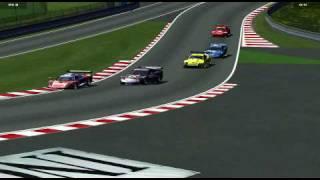 Rfactor FIA GT Overtaking at Eau Rouge
