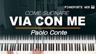 Come suonare Via Con Me -  Paolo Conte (Tutorial Pianoforte)