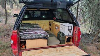 Truck Cap Camper DIY simple build