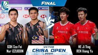 FINAL | GOH Sze Fei /Nur IZZUDDIN vs HE Ji Ting /REN Xiang Yu | China Open 2024 Badminton