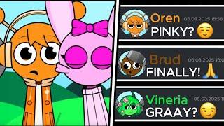 Sprunki Reacts to Sprunki Sinner Edition, Oren x Pinky | NEW MOD #sprunki