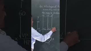 Step 1/ Projection of Pentagonal Prism/ Engineering Drawing