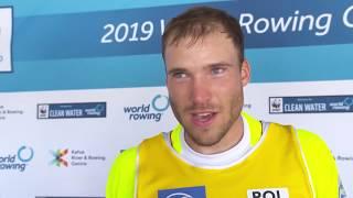 Men's Quadruple Sculls Gold Medallists - World Rowing Cup II, Poznan, Poland