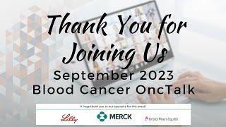 GRACE Welcome Video 2023 Blood Cancer OncTalk