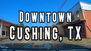 Driving Downtown Cushing, TX (Dash Cam)