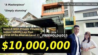 Singapore Luxury Landed Home Tour | A-One-Of-A-Kind Masterpiece With Indoor Infinity Lap Pool