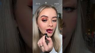 2016 vs 2024 Autumn/Fall makeup  #makeup #autumnmakeup #fallmakeup