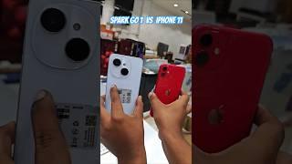 Jitega kon gaur se dekho spark phone vs iphone  Tecno spark Go1 vs iphone 11 camera test #samsi