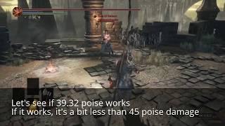 Souls Tech - Poise vs Black Flame