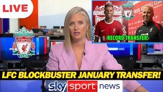 BREAKING ARNE SLOTS GREENLIGHTS BLOCKBUSTER JANUARY TRANSFER! LIVERPOOL TRANSFER NEWS TODAY