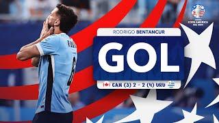 GOL de Rodrigo BENTANCUR | Canadá 2-2 Uruguay | CONMEBOL Copa América USA 2024™