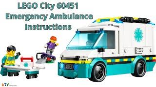 LEGO City 60451 Emergency Ambulance Instructions