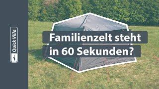 qeedo Quick Villa (2020) Familienzelte - Familienzelt ‍‍‍ in nur 60 Sekunden aufgebaut