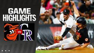 Orioles vs. Rockies Game Highlights (8/30/24) | MLB Highlights