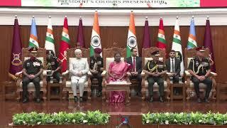 President Droupadi Murmu presents Colours to College of Defence Management, Secunderabad