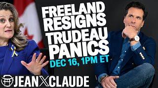  CHRYSTIA FREELAND RESIGNS; TRUDEAU PANICS - SPECIAL REPORT WITH JEAN-CLAUDE