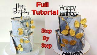 How To Make Marble Theme Cake | Marble Birthday Cake | Seller FactG