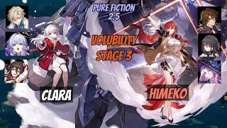 E0 Clara & E1S1 Jade x E1 Himeko | 2.5 Pure Fiction Stage 3 | Honkai: Star Rail