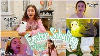 1.Schultag im nach Winterferien! *help*  new phone, grwm, Schule  Alles Ava Vlog ganzer Tag