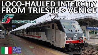 TRIEST NACH VENEDIG DURCH LOKOBEZOGENEN TRENITALIA INTERCITY / ITALIENISCHER ZUG REISEBERICHT