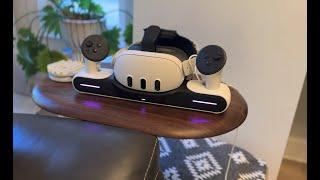 Charge Your Quest 3 Headset and Controllers with 1 Charging Dock