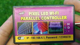 Pixel LED Wi-Fi PARALLEL controller isko setting kaise karen mobile se 50x40 (Z )(S)