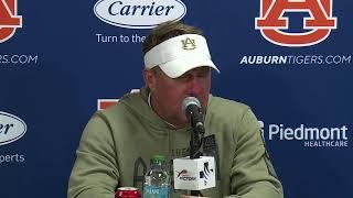 LIVE: Tigers coach Hugh Freeze speaks after Auburn upsets the Aggies 43-41 in quadruple overtime