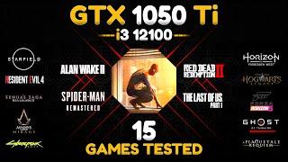 GTX 1050 Ti + i3 12100 : Test in 20 Games