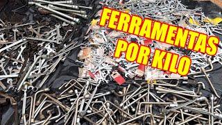 FERRAMENTAS MANUAIS POR KILO NA FEIRA DO ROLO !