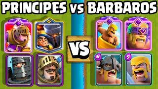 PRINCIPES vs BARBAROS | OLIMPIADAS de CLASH ROYALE