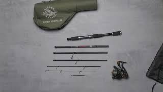 The WORLD TRAVELLER Fishing set! (Travel rod + reel)