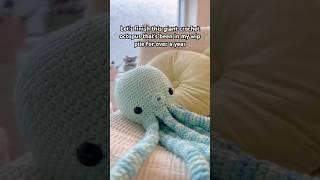 The amigurumi octopus pattern is from my book, Cute & Cuddly Crochet  #crochet #amigurumi #octopus