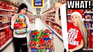 WE LET OUR TEEN BUY OUR CHRISTMAS FOOD SHOPPING at ALDI!