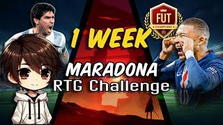 Maradona is BACK! 1 Week Road to Glory Weekend League Challenge in EAFC 25