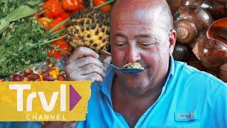 Unique Ingredients from the Amazon | Bizarre Foods with Andrew Zimmern | Travel Channel