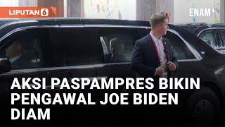 Tegas! Paspampres Buat Pengawal Joe Biden Tak Berkutik | Liputan6