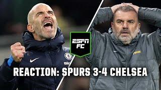 ‘MARESCA OUT-COACHED POSTECOGLOU!’  Tottenham 3-4 Chelsea REACTION | ESPN FC