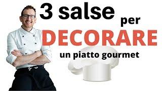 3 SALSE NATURALI per DECORARE i PIATTI con il Power Blender