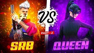 SRB vs Attitude Queen  || 1vs1 Girl vs Boy  || @funwithsrbyt || #freefire #1vs1 #viral